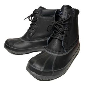 London Fog Ashford 2 Black Waterproof Shell Winter Boots Men’s Size 11 NEW